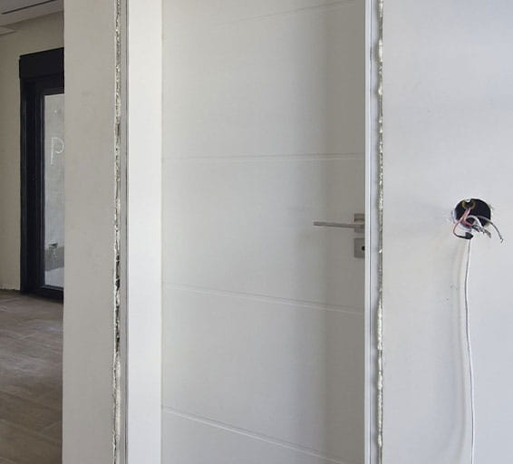 Linha porta pronta PET processo de instalação